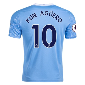 Nogometni Dres Manchester City Sergio Agüero 10 Domaći 2020/2021