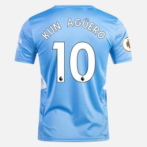 Nogometni Dres Manchester City Sergio Agüero 10 Domaći 2021/2022
