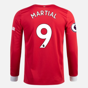 Nogometni Dres Manchester United Anthony Martial 9 Domaći 2021/2022 – Dugim Rukavima