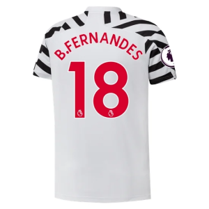 Nogometni Dres Manchester United Bruno Fernandes 18 Drugi 2020/2021