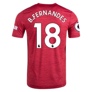 Nogometni Dres Manchester United Bruno Fernandes 18 Domaći 2020/2021