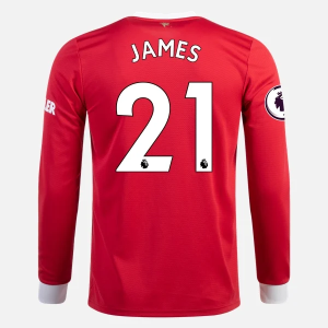 Nogometni Dres Manchester United Daniel James 21 Domaći 2021/22 – Dugim Rukavima