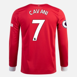 Nogometni Dres Manchester United Edinson Cavani 7 Domaći 2021/22 – Dugim Rukavima