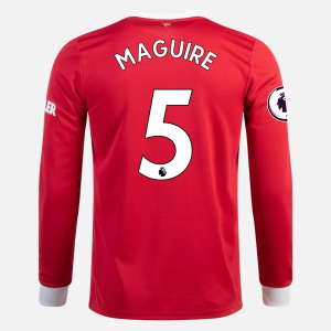 Nogometni Dres Manchester United Harry Maguire 5 Domaći 2021/22 – Dugim Rukavima