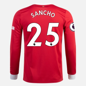 Nogometni Dres Manchester United Jadon Sancho 25 Domaći 2021/22 – Dugim Rukavima
