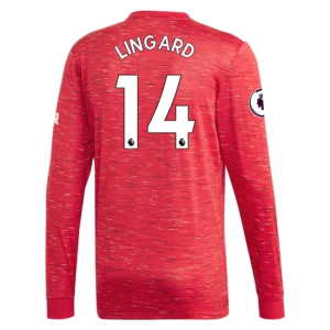 Nogometni Dres Manchester United Jesse Lingard 14 Domaći 2020/2021 – Dugim Rukavima