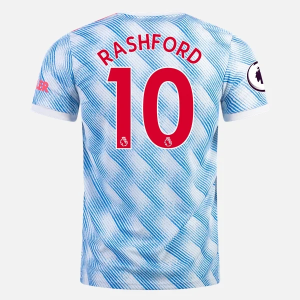 Nogometni Dres Manchester United Marcus Rashford 10 Drugi 2021/22