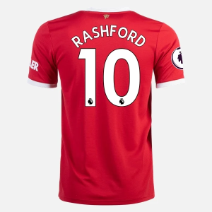 Nogometni Dres Manchester United Marcus Rashford 10 Domaći 2021/22