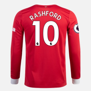 Nogometni Dres Manchester United Marcus Rashford 10 Domaći 2021/22 – Dugim Rukavima