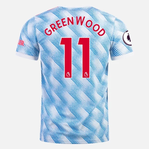 Nogometni Dres Manchester United Mason Greenwood 11 Drugi 2021/22