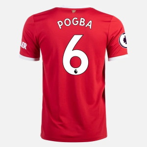 Nogometni Dres Manchester United Paul Pogba 6 Domaći 2021/22