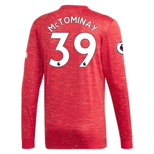 Nogometni Dres Manchester United Scott McTominay 39 Domaći 2020/2021 – Dugim Rukavima