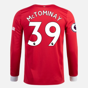Nogometni Dres Manchester United Scott McTominay 39 Domaći 2021/22 – Dugim Rukavima