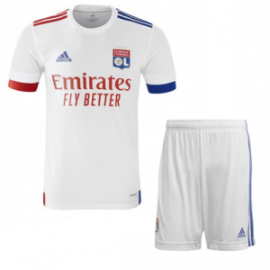 Nogometni Dres Olympique Lyonnais Dječji Domaći 2020/2021 （+ kratke hlače）