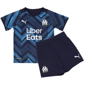 Nogometni Dres Olympique Marseille Dječji Drugis 2021 2022 （+ kratke hlače）