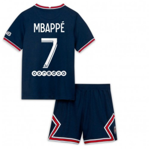 Nogometni Dres Paris Saint Germain Kylian Mbappé 7 Dječji 2021 22 （+ kratke hlače）