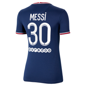 Nogometni Dres Paris Saint-Germain Lionel Messi 30 Jordan Brand Ženska Domaći 2021/22