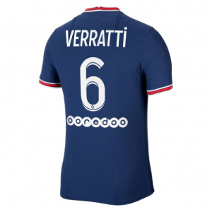Nogometni Dres Paris Saint-Germain Marco Verratti 6 Domaći 2021/22