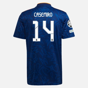 Nogometni Dres Real Madrid Casemiro 14 Drugi  2021/22