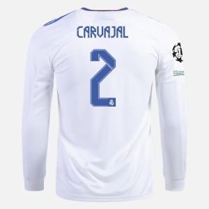 Nogometni Dres Real Madrid Dani Carvajal 2 Domaći 2021/22 – Dugim Rukavima