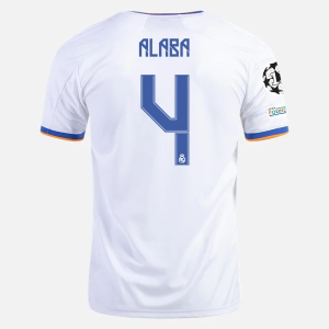 Nogometni Dres Real Madrid David Alaba 4 Domaći  2021/22
