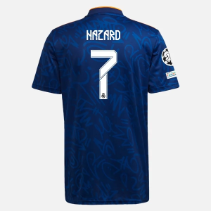 Nogometni Dres Real Madrid Eden Hazard 7 Drugi  2021/22