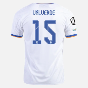Nogometni Dres Real Madrid Federico Valverde 15 Domaći  2021/22