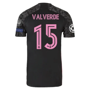Nogometni Dres Real Madrid Federico Valverde 15 Treći 2020/2021