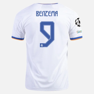 Nogometni Dres Real Madrid Karim Benzema 9 Domaći  2021/22