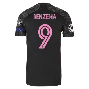 Nogometni Dres Real Madrid Karim Benzema 9 Treći 2020/2021