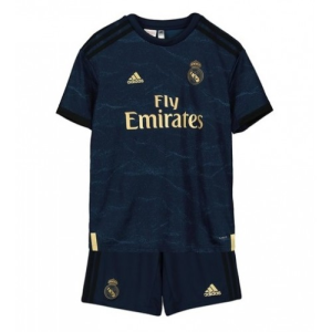 Nogometni Dres Real Madrid Dječji Drugi 2019/20- Krótki Rękaw （+ kratke hlače）