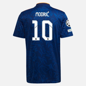 Nogometni Dres Real Madrid Luka Modric 10 Drugi  2021/22