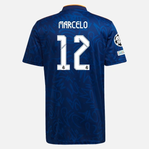 Nogometni Dres Real Madrid Marcelo 12 Drugi  2021/22