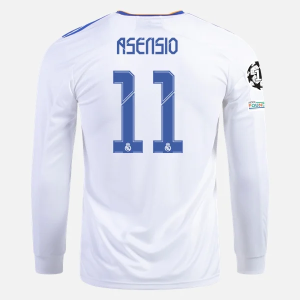 Nogometni Dres Real Madrid Marco Asensio 11 Domaći 2021/22 – Dugim Rukavima