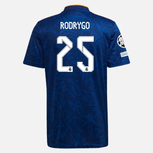 Nogometni Dres Real Madrid Rodrygo 25 Drugi  2021/22