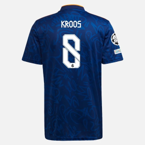 Nogometni Dres Real Madrid Toni Kroos 8 Drugi  2021/22
