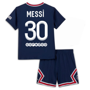Nogometni Dres Paris Saint-Germain Lionel Messi 30 Dječji Domaći 2021 2022（+ kratke hlače）