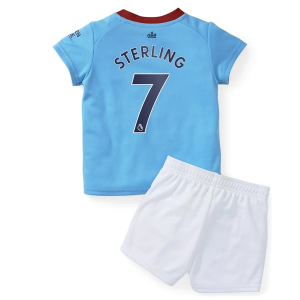 Nogometni Dres Manchester City Sterling 7 Dječji Domaći 2022 2023