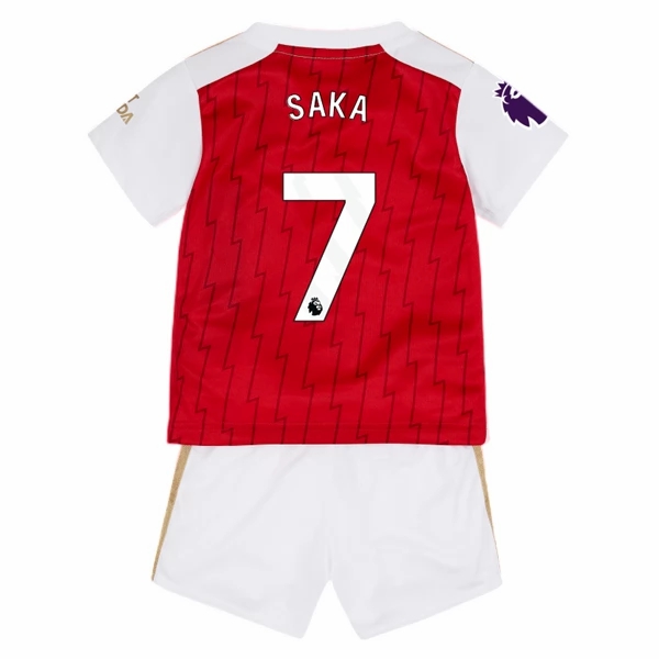 Nogometni Dres Arsenal Bukayo Saka 7 Dječji Domaći 2023 2024 （+ kratke hlače）