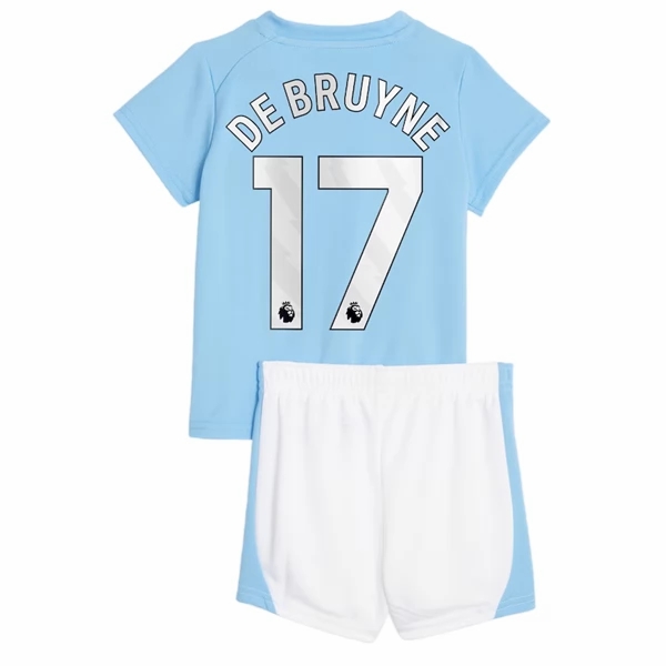 Nogometni Dres Manchester City Kevin De Bruyne 17 Dječji Domaći 2023 2024 （+ kratke hlače）