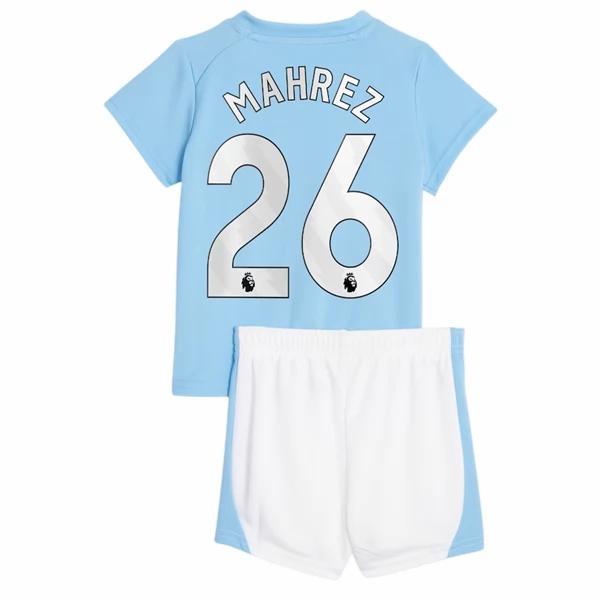 Nogometni Dres Manchester City Riyad Mahrez 26 Dječji Domaći 2023 2024 （+ kratke hlače）