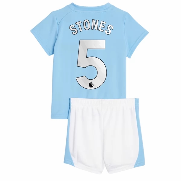 Nogometni Dres Manchester City Stones 5 Dječji Domaći 2023 2024 （+ kratke hlače）