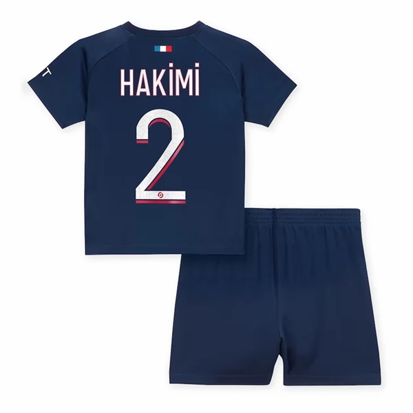 Nogometni Dres Paris Saint Germain PSG Achraf Hakimi 2 Dječji Domaći 2023 2024 （+ kratke hlače）