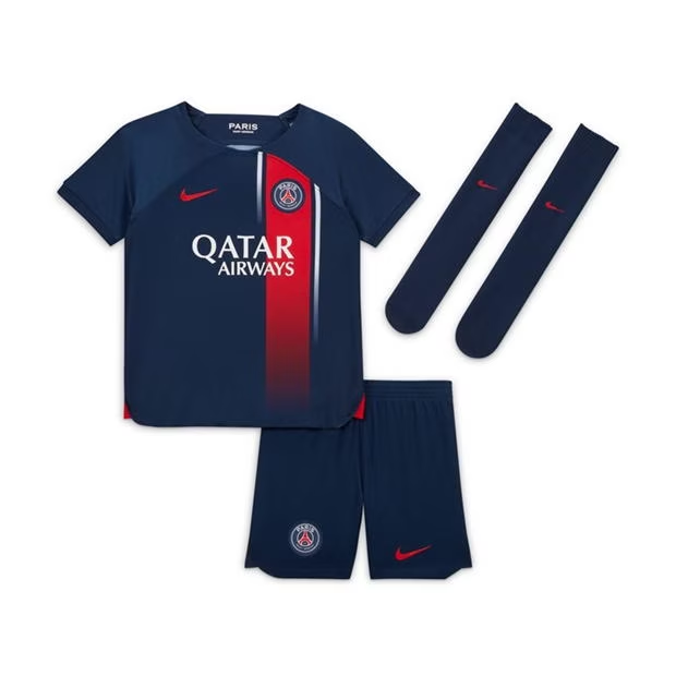 Nogometni Dres Paris Saint Germain PSG Dječji Domaći 2023 2024 （+ kratke hlače）