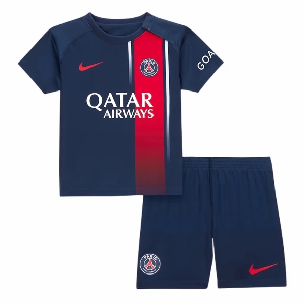 Nogometni Dres Paris Saint Germain PSG Fabian 8 Dječji Domaći 2023 2024 （+ kratke hlače）