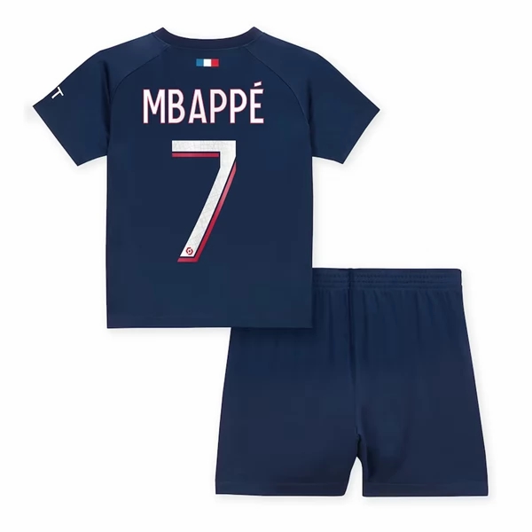 Nogometni Dres Paris Saint Germain PSG Kylian Mbappé 7 Dječji Domaći 2023 2024 （+ kratke hlače）