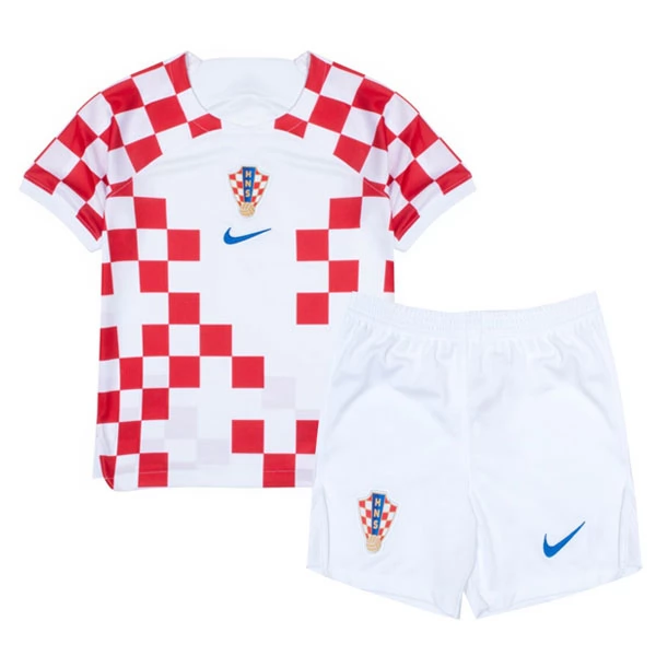 Nogometni Dres Hrvatska Dječji Domaći 2022 2023 （+ kratke hlače）